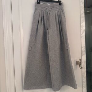 Anthropologie Maeve Wide Leg Cargo Pants XS Grey